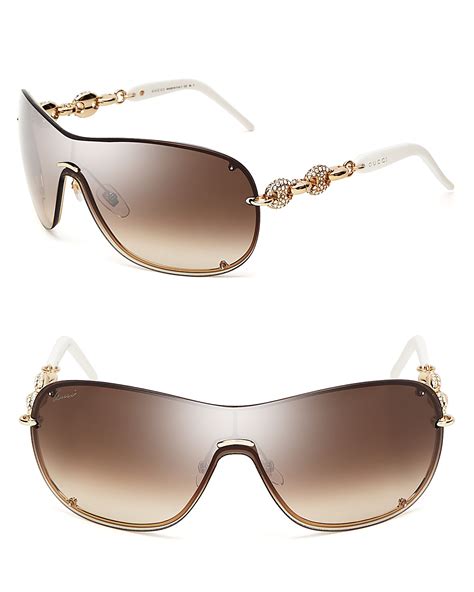 gucci chain link sunglasses.